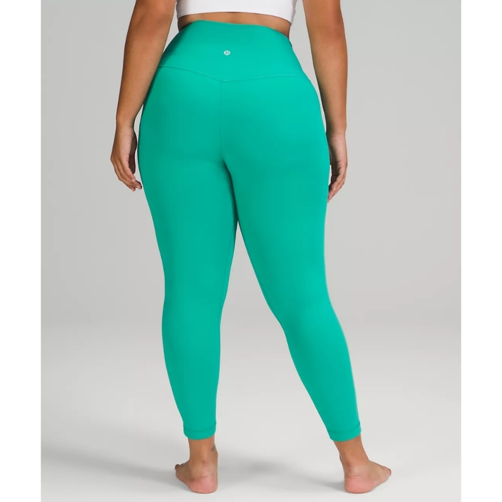 NWT Lululemon Plus Size Align High Rise Leggings 25" Olive Khaki Green Size 18 - Picture 7 of 12